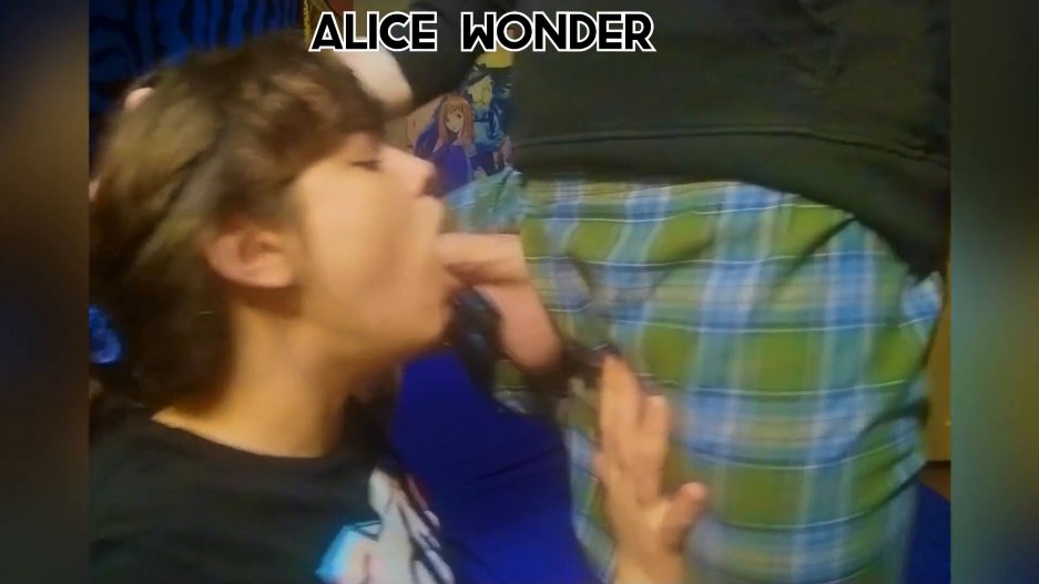 Alice Wonder – Rough Sloppy Gagging DT Facefucking Ends with Throatpie